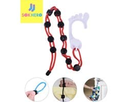 Sokhero - Sokken Waszak Cadeau - Organizer Kleding Cadeaugeschenk - Waslijn Huishouden Wasmand - Wasmachine Opbergsysteem - Sokken en Lingerie houder - Wasknijpers Knijper Wasnet (Voor 10 sokken) — afbeelding 1