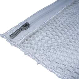 Wasnet 60x90 cm - Met ritsafsluiting - Wit - professionele stomerij kwaliteit — thumbnail 3