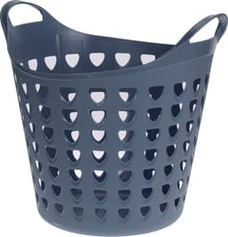 Flexibele wasmand - 26 liter - kunststof - blauw - D45 x H40 cm — thumbnail 1