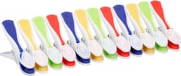 Wasknijpers - 96x stuks - multi-kleur - kunststof - wasspelden — thumbnail 3