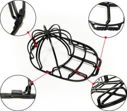 Baseballcap Cap Washer -petwassen houder-Geschikt voor bijna alle maten pet-Zwart — thumbnail 3