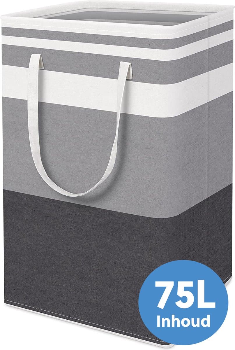Vicon Wasmand - 75L - Opvouwbaar - Waterafstotend - Waszak voor wasgoed - Wassorteerder - Organizer kleding - Wasbox — afbeelding 1