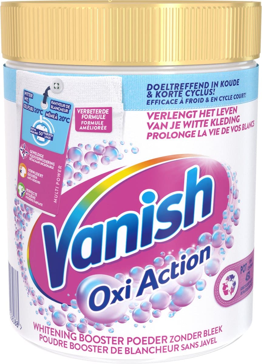 Vanish Oxi Action Wasbooster Poeder - Vlekverwijderaar voor Witte Was - 1 kg — afbeelding 1