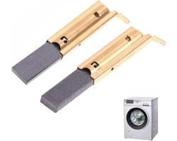 2 stuks L94MF7 koolborstels voor trommelwasmachines - elektrische motorkoolborstel - vervangende accessoires voor wasmachine - 5 x 13,5 x 39,6 mm