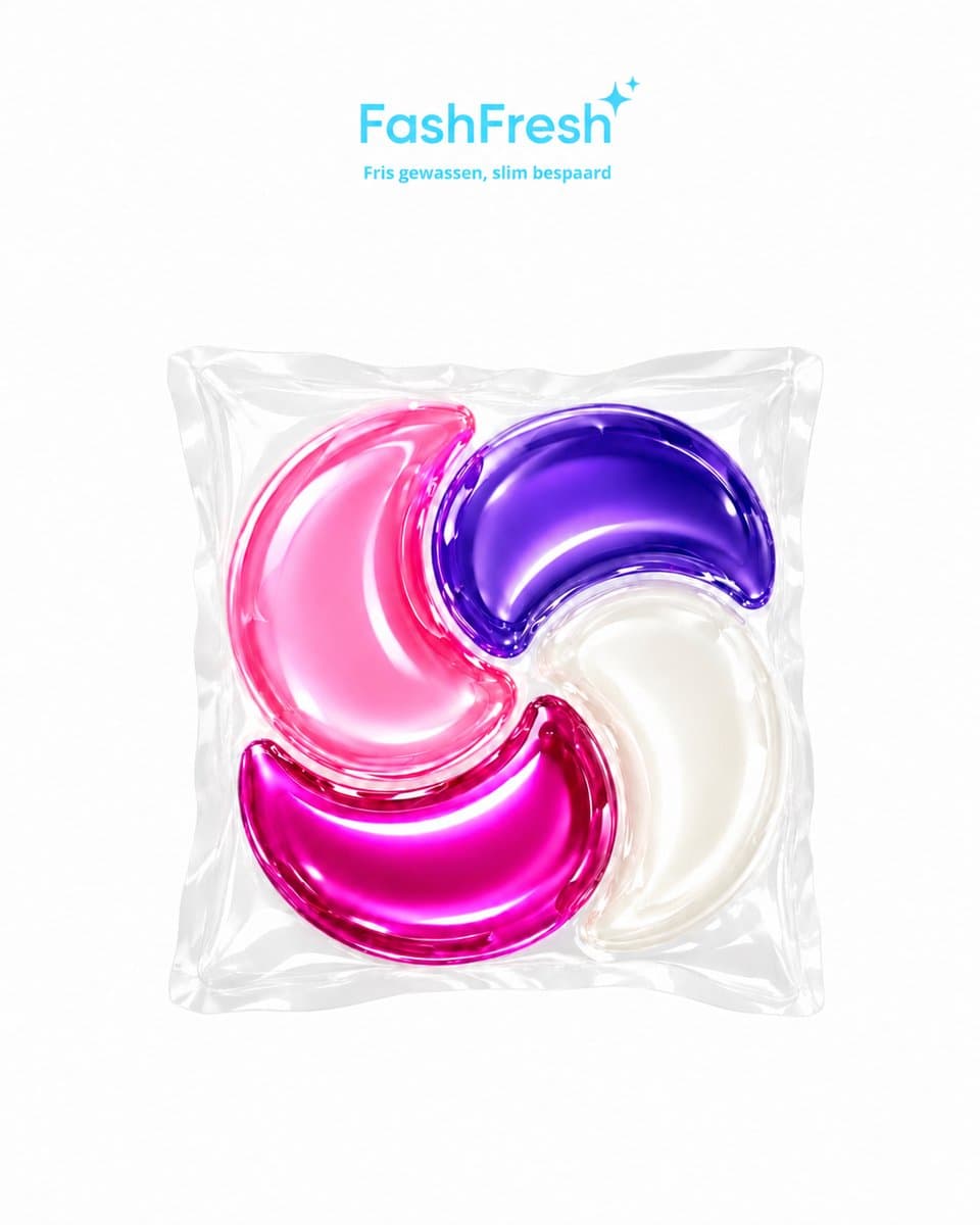 FashFresh Wascapsules 100 - Hypoallergeen - Wit/bont/donker - 15-90°C — afbeelding 1
