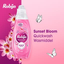 6 x Robijn – Vloeibaar Wasmiddel – Advanced Quickwash Sunset Bloom – Pro-Speed Technologie - 837 ml - Snel Wasmiddel - 15 Minuten Was - Vloeibaar Wasmiddel - Frisse Geur - Korte Wasprogramma — thumbnail 4