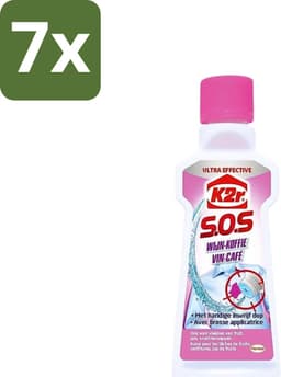 7 x K2R - SOS Vlekverwijderaar - Wijn & Koffie - 50ml - Wijnvlek Verwijderen - Koffievlek Verwijderen - Textiel Reinigen - Vlekverwijderaar - Vlekken Op Textiel — thumbnail 1