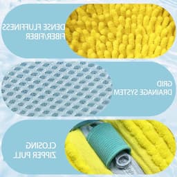 Herbruikbare waszakken voor schoenen: 360 graden bescherming voor fijne stoffen, trainers en alle schoenmaten, ideaal voor de wasmachine en schoenen droger — thumbnail 4
