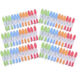 Dailygoods- Kledingpinnen 72 Stuks - Sterke Grip - Extra Groot - Antislip - Voor Binnen/Buiten - Afmetingen 8 x 4 cm - Wasknijpers — thumbnail 3