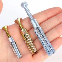 Wandankers - Pluggen Schroeven - Zware Bevestigingen - Sterke Houdkracht - 50 stuks - Metaal — thumbnail 3
