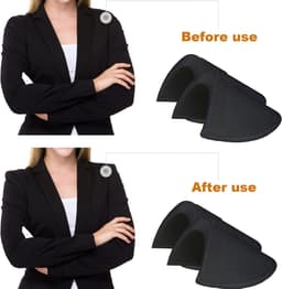 Solidchoice - Set van 2 Paar Herbruikbare Schoudervullingen voor Kleding — thumbnail 2