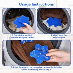 Haarvangers voor wasmachine 6 stuks - herbruikbaar - voor honden- en kattenharen - vereenvoudigt je schoonmaakroutine - ShopVlot — thumbnail 3