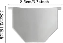 Afvoerbak voor wasmachine - 3D-geprinte waterdichte bak - Lekbak wasmachine - Wateropvang - Afvoer - Wasmachine - Wateropvangbak - Opvangbak tegen lekkage - universele opvangbak voor filterreiniging - 18cm — thumbnail 5