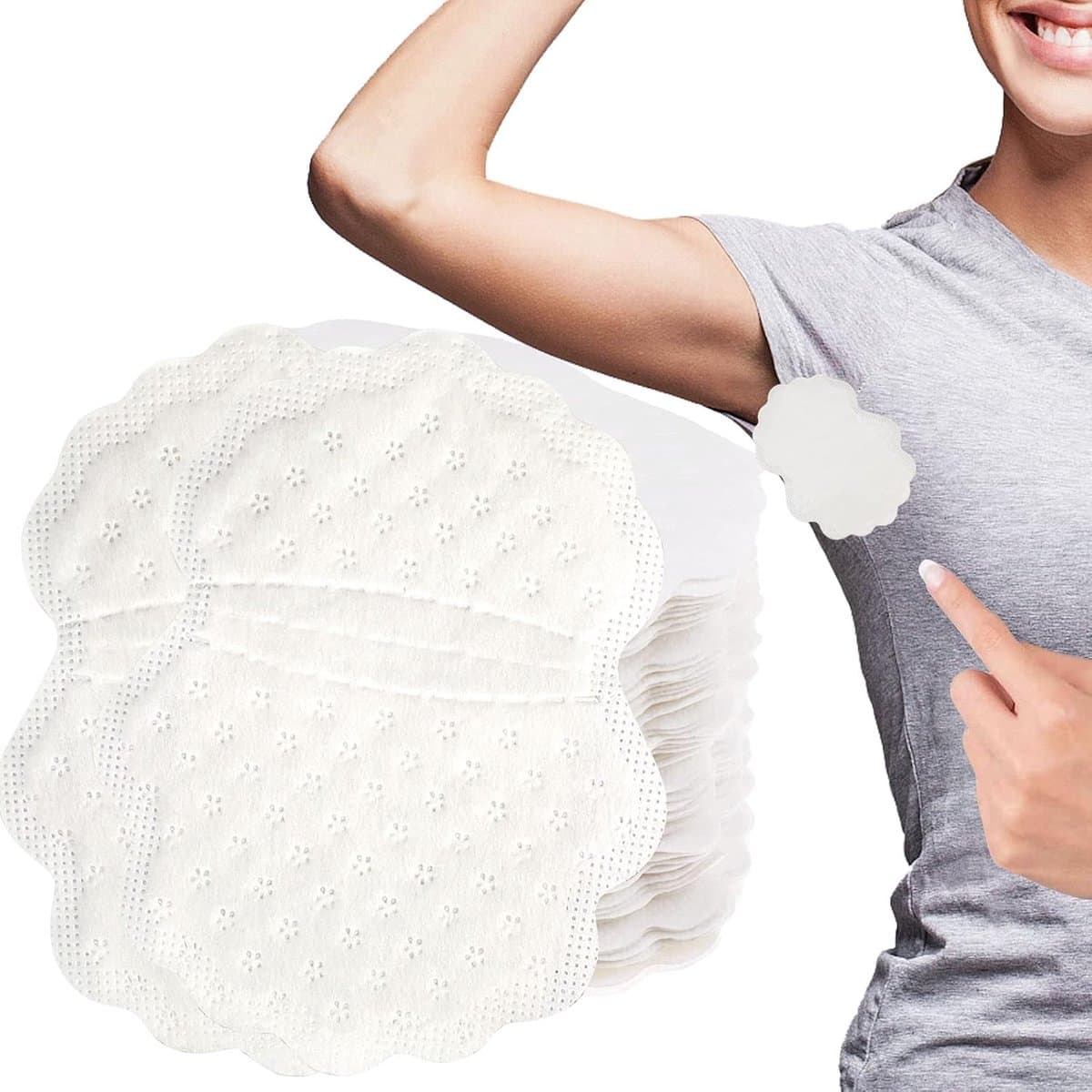 Onderarm pads 60 stuks - Ademend materiaal - Zweet- en geurabsorberend - Houdt kleding droog - ShopVlot — afbeelding 1