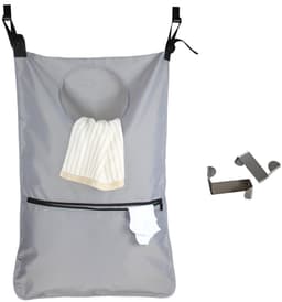 Omgoods - Hangende Waszak voor Deur - Waterdichte Wasmand met Haakjes — thumbnail 1