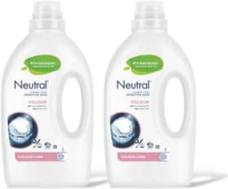 Neutral - Vloeibaar Wasmiddel - Kleur - Parfum vrij - 2 flessen - 40 wasbeurten - Voordeelverpakking | Cares for Sensitive Skin | 2 x 1000ml — thumbnail 1