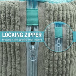 SnelShoppen - Set van 2 beschermende waszakken voor schoenen in de wasmachine, herbruikbaar, 360° reiniging, stevige verborgen rits, voor alle types s — thumbnail 2