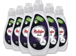 Robijn Black Vloeibaar Wasmiddel – 6 x 700 ml – Voor Zwarte & Donkere Was — thumbnail 1