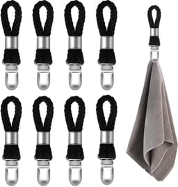 Solidchoice - Set van 8 Handdoekclips voor een Nettere Badkamer — thumbnail 1
