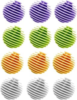 Wasballen voor wasmachine, drogerballen, wasballen, wasballen, drogerballen voor wasdroger, wasballen, rubberen wasballen, verminderen rimpels en klemmen — thumbnail 2