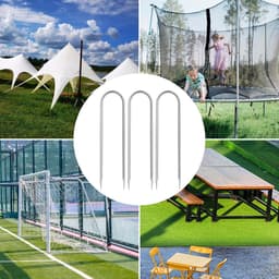 Grondpinnen 30 cm - Robuust staal - Corrosiebestendig - Perfect voor tenten en trampolines - ShopVlot — thumbnail 3