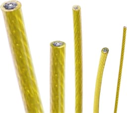 Kabel Touw - Waslijn - Buiten Drogen - Gele Coating - 3.0mm Diameter - Geel — thumbnail 5