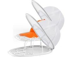 Cap Washer - 2 Stuks - Petten Wassen - voor Wasmachine & Vaatwasser - Stevig Cap Washer Frame - met Honingraat Wasnet - Vormvaste Waszak - voor Honkbalpetten & Snapbacks - Voor Volwassenen & Kinderen - wit