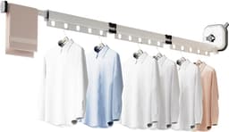 CLVP® Wanddroogrek - Droogrek Inklapbaar - Wasrek - Droogtoren - Droogrekken - Wit — thumbnail 1