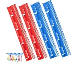 Thijox - Multifunctionele Sokkenhouder en Sokkendroger, Hangend Wasrek met Sokkenklemmen voor Ondergoed en Kleine Onderdelen, Kunststof, Perfect voor