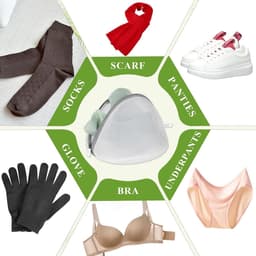 SnelShoppen - Set van 4 BH Wasnetten - Herbruikbare Waszakken voor BH's, Ondergoed en Delicate Kleding - Stevig en Duurzaam - Ideaal voor de Wasmachin — thumbnail 3