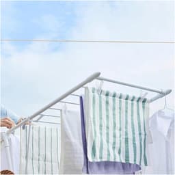 Waslijn Buiten - Droogtouw Antislip - Kleding Drogen - Winddicht Uitvoerbaar - 10-19 m - A — thumbnail 2