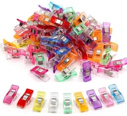 100 Stuks Multifunctionele Stofklemmen voor Naaien, Quilten en Knutselen — thumbnail 1