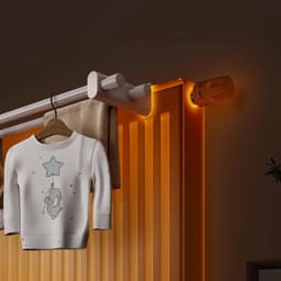 Radiatordroogrek Met Dubbele Stangen - Hittebestendig Tot 120 °C Zwaar Uitgevoerd - Geschikt Voor Paneel- En Schijfradiatoren - Wandmontage Energiebesparend - Lengte 50 cm — thumbnail 3