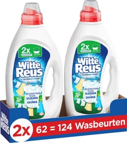 Witte Reus Ultra Concentrated Gel Wasmiddel | 2 x 62 wasbeurten | 124 wasbeurten | Voordeelverpakking — thumbnail 1
