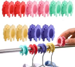 10 Stuks Winddichte Kledinghangergespen - Antislip Drooglijn - Bevestigingsgesp Voor Waslijn - Antislip Hangerclips - Lichtgewicht Wasbevestigingsgespen - Geschikt Voor Waslijnen, Kledinghangers, Kamperen En Reizen — thumbnail 2