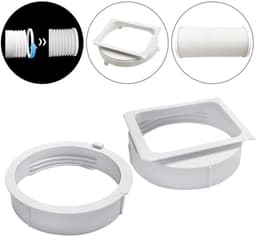 Airconditioner uitlaatadapter, airconditioning slangverlenging, universele schroefdraadkoppeling voor draagbare airconditioner uitlaatslangkoppeling (150 mm) (KY-25 15 cm) — thumbnail 2