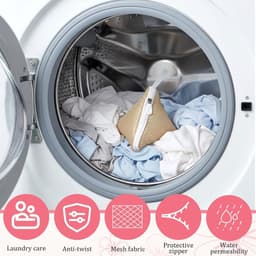 Mini wasnetjes 4-pack, kleine waszakken voor de wasmachine, ideaal voor delicate kleding en efficiënt wassen — thumbnail 5