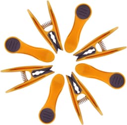 Wasknijpers - Wasclips Kledingklemmen - Kleding Drogen - Softgrip Siliconen - 24 stuks - Groen/Grijs — thumbnail 4
