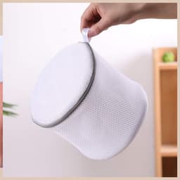SnelShoppen - Set van 4 Beha-Waszakken voor de Wasmachine - 18x20 cm - Herbruikbaar Netweefsel met Verborgen Ritssluiting - Bescherming voor Gevoelige — thumbnail 2
