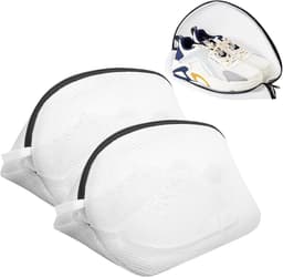 Wasnet schoenen, 2 stuks netschoenenzak, wasmachine met ritssluiting, 40 x 25 x 25 cm, waszak, waszak, schoenwaszak, voor sneakers, sokken — thumbnail 1