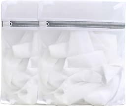 Waszakken 2-pack 40x50cm - Herbruikbare ritswaszakken - Duurzaam polyester mesh - Bescherming voor delicate kleding - ShopVlot — thumbnail 1