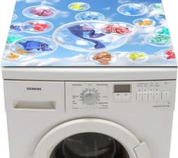 Papillon Wasmachine Beschermer - Antislip mat - 60x60 cm - Bubbles — thumbnail 1