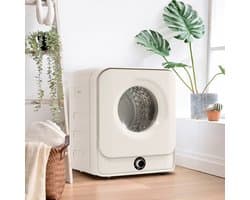 Sweiko Luchtafvoerdroger, roestvrijstalen droogmachine, 3 kilogram, werkelijke capaciteit tot 4.5 kilogram, 830W, meervoudige filtratie, 5 programma's. Bescherming tegen oververhitting, aan de muur gemonteerd [energieniveau C]