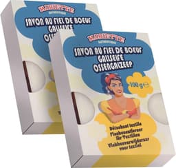 Authentieke ossengalzeep - Vlekkenverwijderaar voor textiel - 100g - Mariette pack of 2 — thumbnail 1