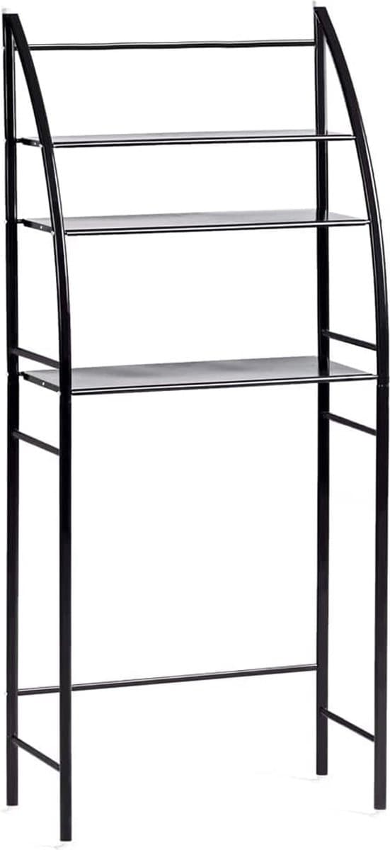 Wasmachine Ombouw - Zwart - Universeel - Wasmachine Organizer - Wasmachine Kast — afbeelding 1