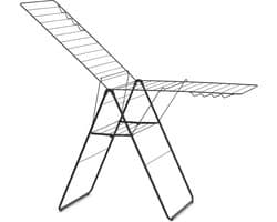 Brabantia HangOn Droogrek 25m - Inklapbaar Wasrek - Matt Black — afbeelding 1