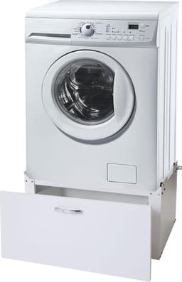 Wasmachine sokkel - verhoger - 33 cm met lade - wit — thumbnail 1