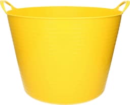 Flexibele kuip - 40 liter - geel - kunststof - D45 cm - emmer - wasmand — thumbnail 1