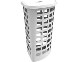‎Wasmand Boston Plast Team 54L wit/hoek‎