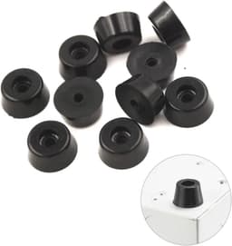 FSW-Products - 4 Stuks Rubberen Voetjes - Onderzetters en Stootdopjes - Rubber Deurstopper - Meubelonderzetter - Trillingsdempers - Antislip Bescherming - 12 x 8 x 7 mm — thumbnail 1
